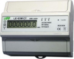 F&F F&F Three-phase electricity meter with programmable gear RS-485 MODBUS LCD kl.1 LE-03M-CT
