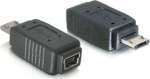 DELOCK USB Adapter micro B -> mini B St/BU