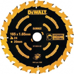 Dewalt Saw blade for wood 165x20mm 24z. - DT10300