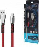 Cable USB Somostel USB-A - microUSB 1 m Red (BW02 MICRO RED)