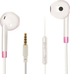 2GO In-ear stereo headset "Comfort" - wei&szlig;/ros&eacute;