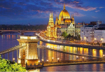 1565 Castorland Puzzle 2000 elements of Budapest dusk view (200405)