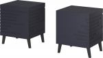 Cama MEBLE Bedside table NOVA 44x40x52 navy blue matt