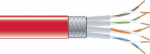Black Box CAT6 STP STRND PVC BULK 26, AWG 1000FT RED Cat6, 30m, 30