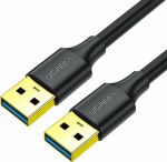 Kabel USB Ugreen USB-A - USB-A 3 m Czarny (90576)