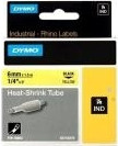Dymo Rhino Industrial heat shrink tubing cable labels | 6 mm1.5 m | Black on yellow | for Rhino label printer, D1, Belgium, 1.5 m, 1 St&uuml;ck(e), 34 mm, 87 mm