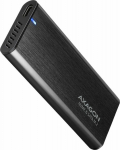 Axagon External USB-C 3.2 Gen 2 metal box for M.2 NVMe & SATA SSD disks. Screwless