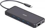 4smarts SmartDock 11w1 | 4x USB-A | USB-C PD 100W | RJ45 | Audio/Mic | HDMI | 2x DP