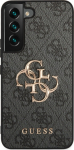 Guess PU 4G Metal Logo Case for Samsung Galaxy S23 / Grey
