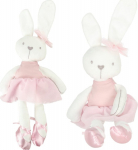 RoGer Plush Toy Rabbit In Pink Dress 42cm