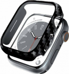 Crong Crong Hybrid Watch Case - Case with glass Apple Watch 44mm (Carbon)