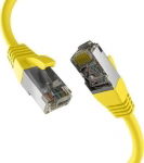 EFB Elektronik EFB RJ45 Patchkabel S/FTP PIMF Cat8.1 7.50m gelb