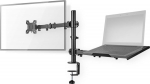 Nedis Duo - monitor arm at laptop level