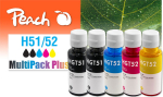 Peach Patrone HP CISS GT51/52 MultiPack Plus remanufactured