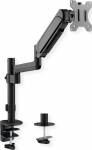 VALUE Befestigungskit (C-Clip, Tabletop hole, pole mount, VESA quick release plate, spring-assisted single arm) - f&uuml;r LCD-Display - 4 joints - Metall - Schwarz - screen size: 43.2-81.3 cm (17"-32")