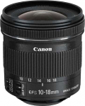 Canon EF-S Wide angle zoom lens Sort