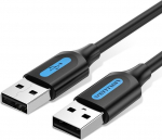 CABLE USB2.0 MALE TO MALE/1.5M BLACK COJBG VENTION