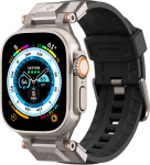 Kellarihm DuraPro Armor PU, Apple Watch Ultra 3 / Ultra 2 / Ultra (49 mm) / Series 11 / 10 / 9 / 8 / 7 / 6 / 5 / 4 / SE 3 / SE (2024/2023/2022) / SE (42 / 44 / 45 / 46 mm), must, Spigen