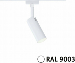 Paulmann URail TUBO track spotlight LED 3-STEP DIM 4W 150lm 3000K 230V white RAL9003 / metal