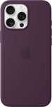 Apple - Back cover for mobile phone - MagSafe-compatibility - silicone - plum - for iPhone 16 Pro Max
