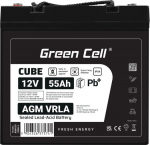 Green Cell Akumulator AGM VRLA 12V 55Ah IP54