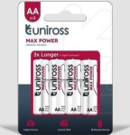 Uniross Batteries Uniross Max Power AA / LR6 Standard batteries 2900mAh, 4 stk
