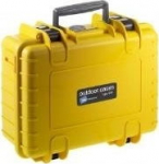 B&W Cases B&W outdoor.case Type 500 yellow with pre-cut foam insert