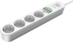 MAINS Z SWITCH Energizer 4x SCHUKO 4x USB-A 2500W 10A CABLE 2M