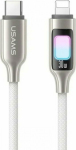 Kabel USB Usams USB-C - Lightning 1.2 m Szary