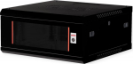 ROLINE Basic Plus - housing network cabinet - 600x600 BxT - suitable for Wandmontage - Jet Black, RAL 9005 - 4U - 48.3 cm (19")