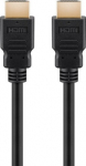 Wentronic goobay HDMI male -> HDMI han 3 m Sort