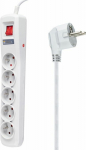 Libox surge protection power strip 5 sockets 3 m White (LBR-3)