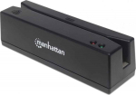 MANHATTAN Magnetic card reader USB three tracks reader black
