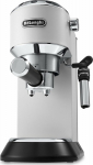 De'Longhi Dedica EC 685.W white - Moc [W]: 1350 | Pressure [bar]: 15 | Water tank capacity [ml]: 1100 | Type of coffee: ground | Color: White