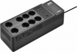 APC BACK-UPS, 1050VA/600W FLOOR/WALL MOUNT, 230V, 8X SCHUKO CEE 7/3 OUTLETS, USB TYPE A+C PORT