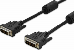 Kabel Digitus DVI-D - DVI-D 2m czarny (AK-320100-020-S)