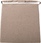 Chair pad WICKER-2/3, 48x46xH3cm, beige