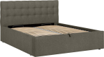 Bed LEENA 160x200cm, dark beige