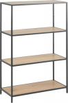 Shelf SEAFORD 77x35xH114cm, oak