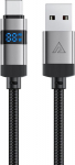 Kabel USB Acefast USB-A - USB-C 1.2 m Niebieski (6974316283737)