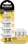 Uniross Batteries Uniross Micro-Alkaline A23 Battery, 5 stk