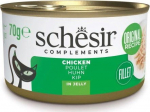 Agras Pet Foods SCHESIR Adult Jelly Chicken Fillets 70g