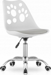 Leobert Swivel chair PRINT - white-gray