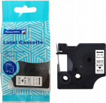 Tape DYMO D1 45013 12mm x 7m S0720530 black on white replacement