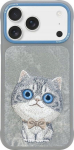 Case Nimmy Big Eyed Pet 2.0 Cat do iPhone 17 szary