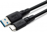 Kabel USB MicroConnect USB-A - USB-C Czarny (ColorFlex USB-C to USB-A)