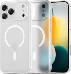 Tech-Protect kaitse&uuml;mbris Apple iPhone 17 Pro MagSlim MagSafe, valge/matt