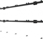 B-TECH System Xpress - Befestigungskit (Wandmontage) - f&uuml;r 4x4 dvLED Videowand - verriegelbar - Schwarz - screen size: 68.6 cm (27")