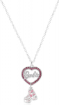 The Carat Shop Ltd Carat Shop Barbie - Crystal Heart and Roller Skate Necklace (BMN00004)