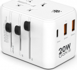 Boompods World Travel Plug 20W White